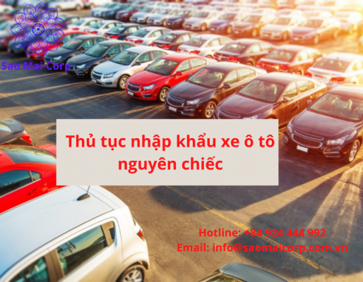 thủ tục nhập khẩu xe ô tô nguyên chiếc