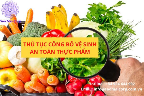 Thủ tục công bố vệ sinh an toàn thực phẩm