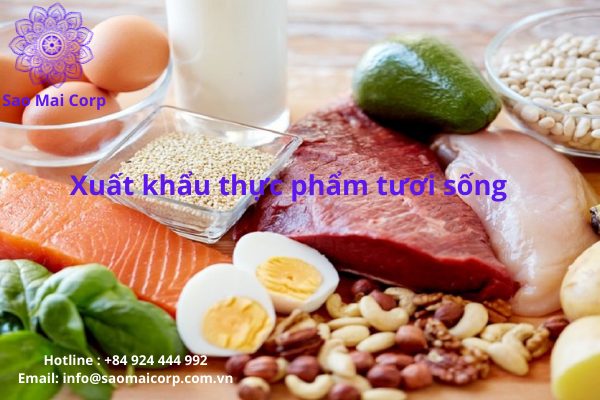 xuat khau thuc pham tuoi song - Thủ tục xuất khẩu thực phẩm tươi sống