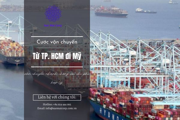 Cước vận chuyển từ TP.Hồ Chí Minh đi Mỹ