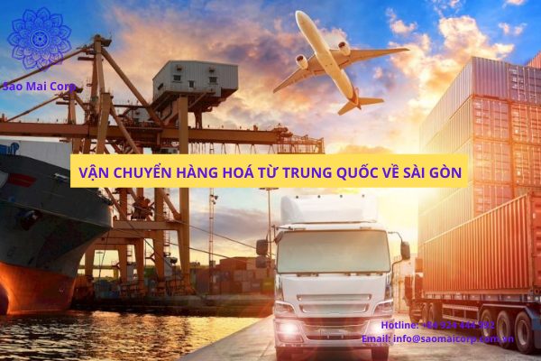 Vận chuyển hàng hoá từ Trung Quốc về Sài Gòn